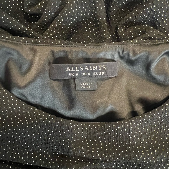 All Saints The Riff Dress size 4US - Picture 3 of 11